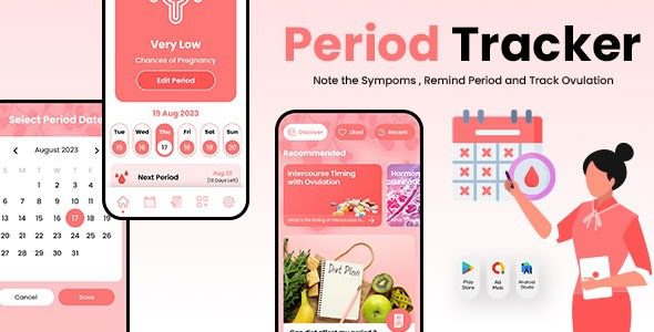 Period Tracker (16 March 2024) Clue Period – My Calendar – Ovulation Tracker – Fertilo Period – Health Tracker
