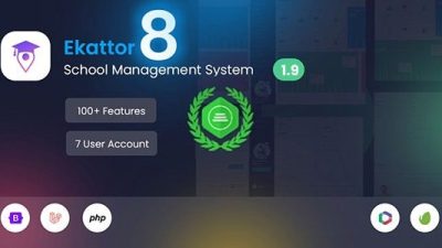 Fixed* Ekattor 8 School Management System (SAAS) v1.10 [Activated]