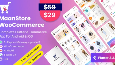 MaanStore v4.1 Flutter eCommerce Full App ( Android & iOS )