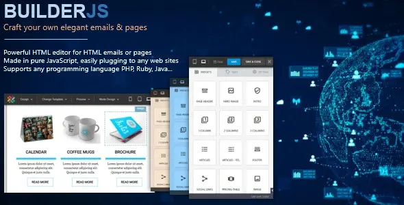 BuilderJS (v5.0.4) HTML Email & Page Builder
