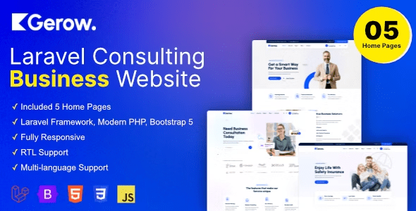Fixed* Gerow (v1.4.4) Business Consulting Laravel Script
