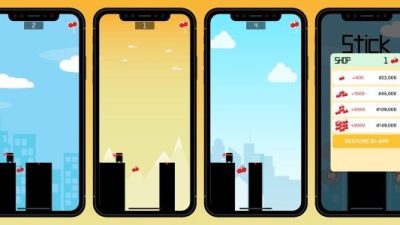 Stick Hero iOS Game SpriteKit Swift 5 (28 March 2024)