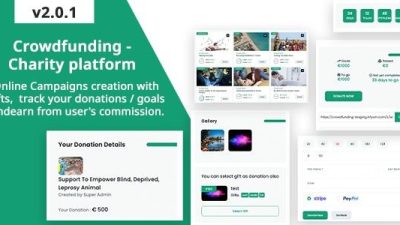 Crowdfunding v2.0.1 Fund raising platform / Charity / Donation