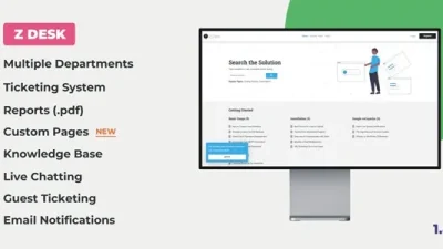 Fixed* Z Desk v2.2 Support Tickets System with Knowledge Base and FAQs [Activated]