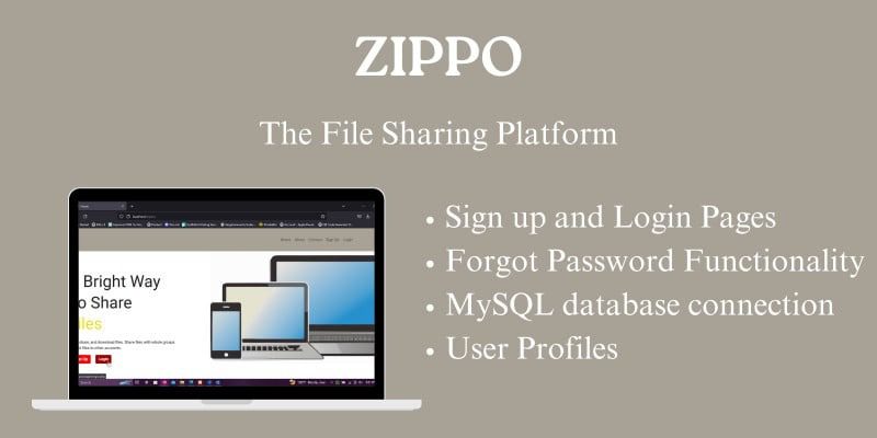 Zippo Fileshare v1.0 Filesharing Platform