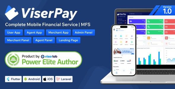 ViserPay v1.0 Complete Mobile Financial Service | MFS