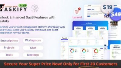 Taskify SaaS v1.0.0 Project Management System in Laravel