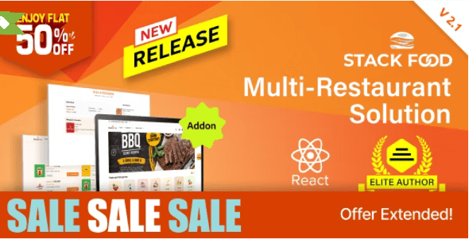 StackFood React User Website v2.4