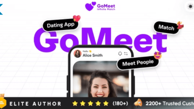 GoMeet v1.1 Complete Social Dating Mobile App | Online Dating | Match, Chat & Video Dating | Dating App