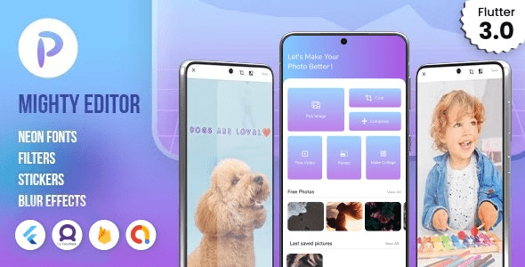 MightyEditor (v3.2.2) Flutter Photo Editor / College App