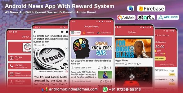 Andro News (1 February 2024) Android News App With Reward System