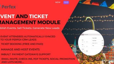 Event Management and Ticket Booking Module for Perfex源码下载