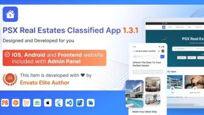 Classified For RealEstates v1.3.1.1 | Classified App with Frontend and Admin Panel