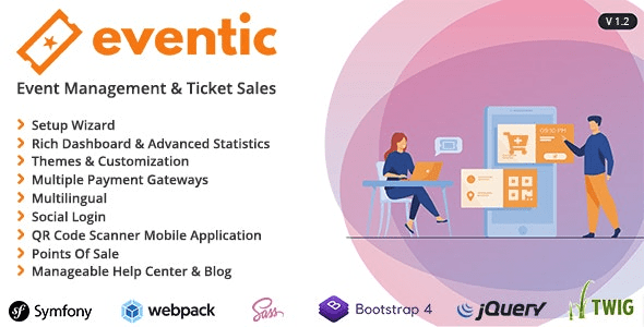 Eventic v1.5 Ticket Sales and Event Management System