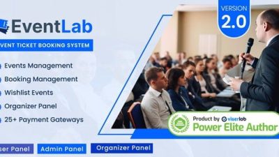 Fixed* EventLab v2.0 Event Ticket Booking System 