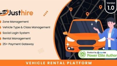 Justhire v1.0 Vehicle Rental Platform