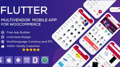 Flutter Multivendor Mobile app for WooCommerce源码下载