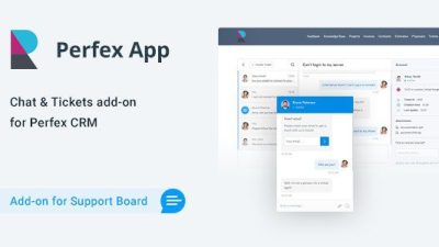 Perfex CRM Chat & Tickets App for Support Board 源码下载