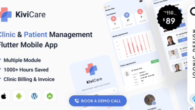 KiviCare Flutter 3.x App - Clinic & Patient Management System源码下载