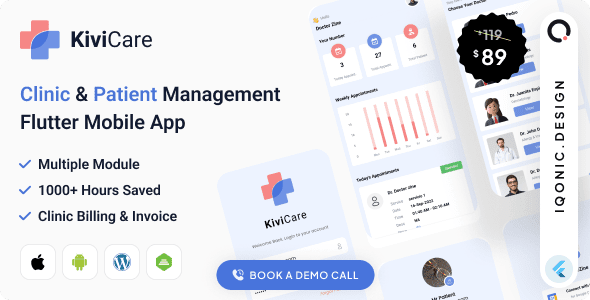 KiviCare Flutter 3.x App - Clinic & Patient Management System源码下载