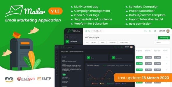 Fixed* Mailer (v1.5) Email Marketing Application