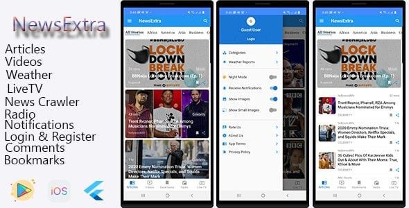NewExtra Flutter App For Android & IOS (2 June 2024)