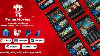 Prime Movies v1.5 Watch Live TV, Shows, Movies with Premium Subscription Plan
