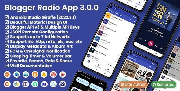 Blogger Radio App v3.1.0 – Blogger API v3