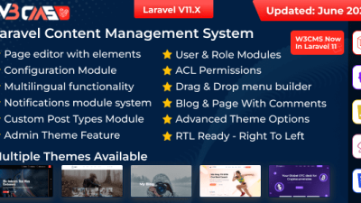 W3CMS - Laravel源码下载