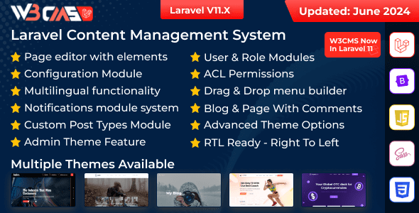 W3CMS - Laravel源码下载