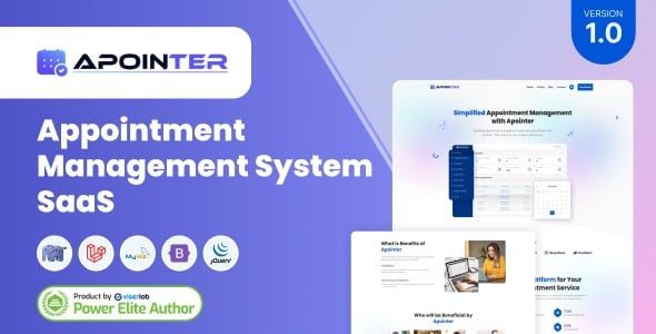 Apointer v1.0 Appointment Management System SaaS