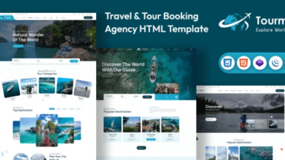 Tourm v1.0 Travel & Tour Booking Agency HTML Template