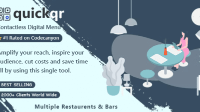 [Activated] QuickQR v6.3.7 – Saas – Contactless Restaurant QR Menu Maker