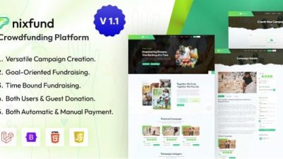 PnixFund v1.1 Crowdfunding Platform