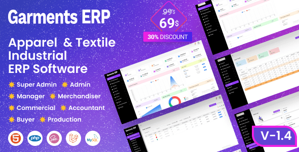 Garments ERP源码下载