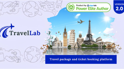 TravelLab v2.0 Travel Package & Ticket Booking Platform