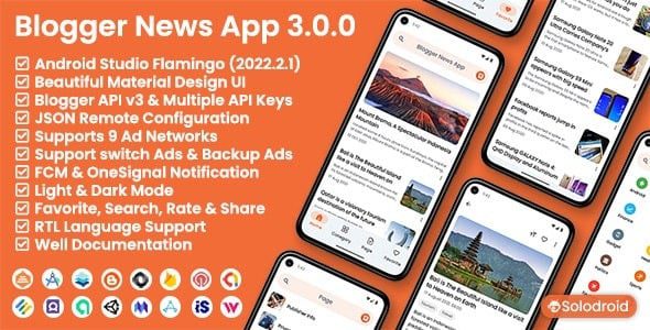 Blogger News App Blogger API v3 v3.0.0