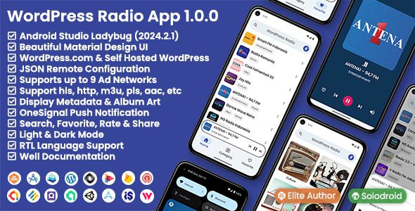 WordPress Radio App源码下载