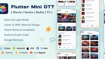 Flutter Mini OTT源码下载