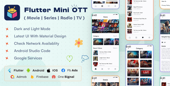 Flutter Mini OTT源码下载