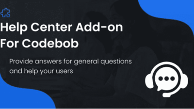 Help Center For Codebob v1.0
