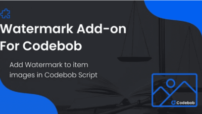 Watermark Add-on For Codebob v1.0