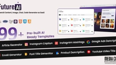 FutureAi v2.0 OpenAI Content, Image, Chat, Code Generator as SaaS [Activated]