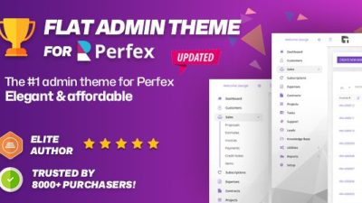 Perfex CRM - Flat admin theme源码下载