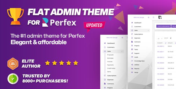 Perfex CRM - Flat admin theme源码下载