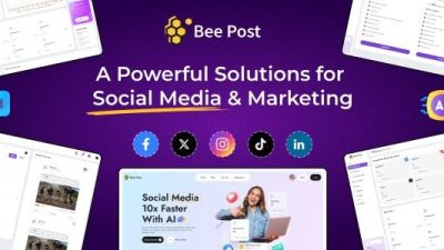 BeePost v1.1 – AI Social Media Management & Content Creation SaaS with Subscription System [Activated]