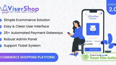 ViserShop v2.0 – eCommerce Shopping Platform [Activated]