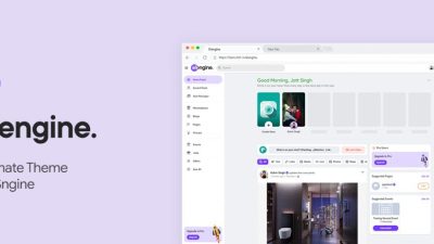 Xngine v1.0.1 The Ultimate Sngine Theme