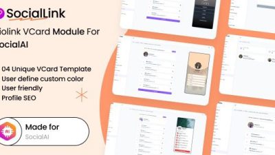 SocialLink v1.0 – Biolink VCard Module For SocialAI