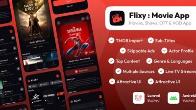 Flixy Movie App源码下载